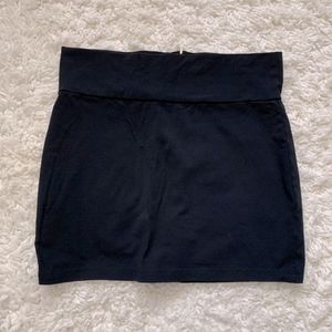 Bebe Black Mini Skirt, Sz Large